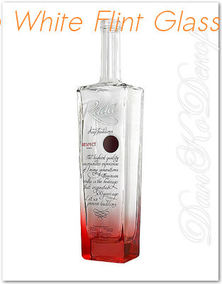kaufen fantastische Flasche des Rum-750ml ringsum Form mit Metallaufkleber-Rum-Glas-Flasche online manufacture