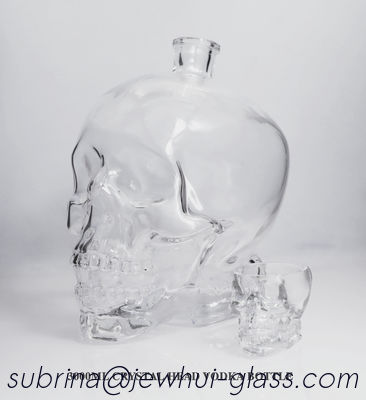 kaufen 3000 ml Glasflasche für Cystal Head Vodka/Super-Flickenglasmaterial Online-Herstellung