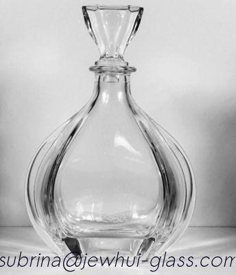 kaufen Clear Empty  XO, brandy ,  Vodka Liquor Gin Rum Tequila Whisky Brandy Spirit Glass Bottle With Solid Glass Stoppers Online-Herstellung
