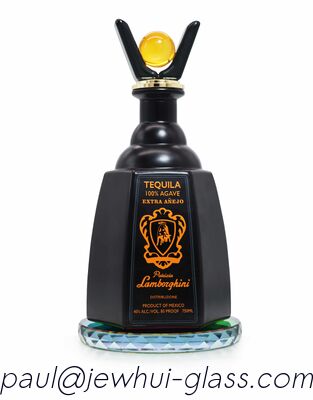 kaufen Extra Enejo, Reposado, Silberne Tequila Glasflasche, Super Flint Glasflasche mit Glasverschlüssen Online-Herstellung