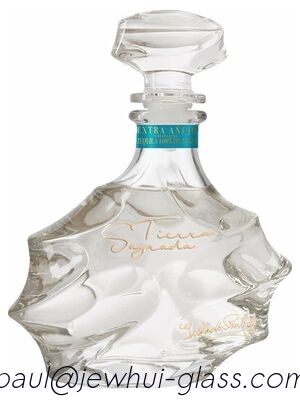 kaufen Extra Enejo, Reposado, Silberne Tequila Glasflasche, Super Flint Glasflasche mit Glasverschlüssen Online-Herstellung