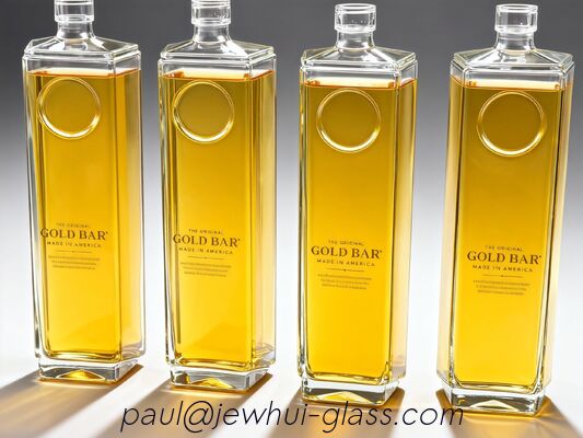 Qualität  750ML Whiskey  Glass Bottle -Customization, Super Flint Glass Bottle, American Craft Whiskey usine