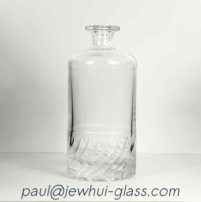 kaufen Crystal Glass Stopper Brandy Glass-Flaschen-Karaffe-Glas-Flaschen-goldene Galvanisierung Online-Herstellung