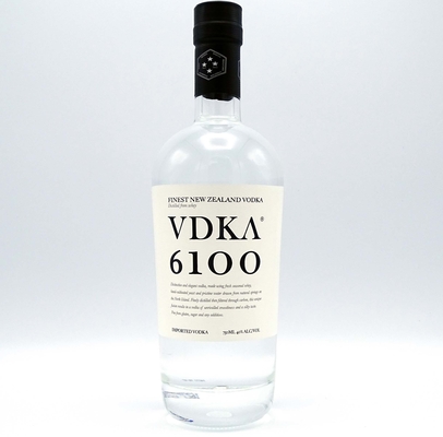 kaufen Flint Glass Oval Empty Vodka-Flaschen-Abziehbild-Aufkleber 1000ml 1750ml 3000ml online manufacture
