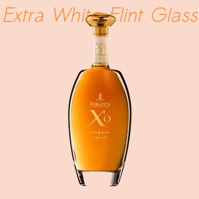 kaufen Super-Glasflasche 750ml Flint Agness XO schraubende Kappen-Glas-Stopper SGS FDA online manufacture