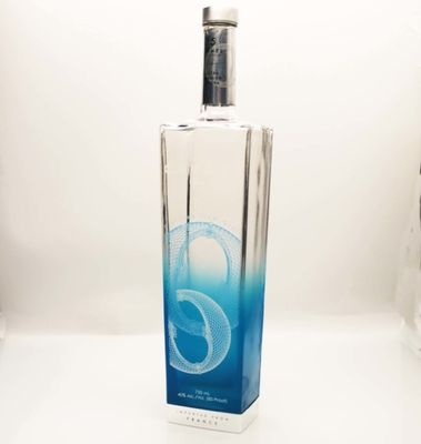 kaufen Steigungs-beschichtende Wodka-Glas-Flasche 25oz schwere starke Basis SGS FDA online manufacture