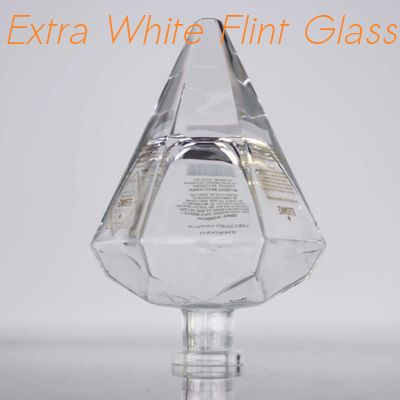 kaufen Abziehbild polierter Diamond Shaped Decanter 1000ML 700ml 21.5mm Crystal White online manufacture
