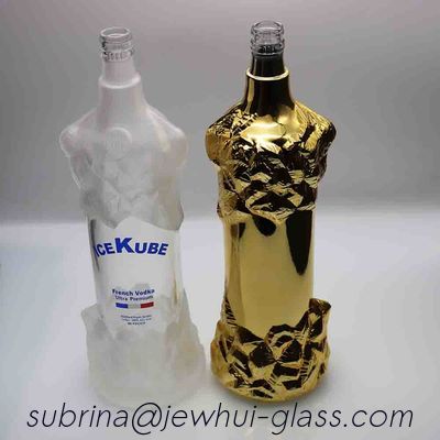 kaufen Mattglas-Wodka-Flasche 900g Eis Kube teilweise mit Guala-Schließung Online-Herstellung