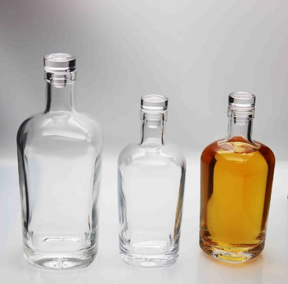 kaufen Glasflasche WODKA Champagne Super Flint Glass Bottles Vinolok des geist-25OZ Glasschließungen online manufacture