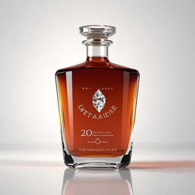 Guter Preis Heiße stempelnde Abziehbild-einzigartige Alkohol-Flaschen 500ML 200ML Mini Rum Bottles Online