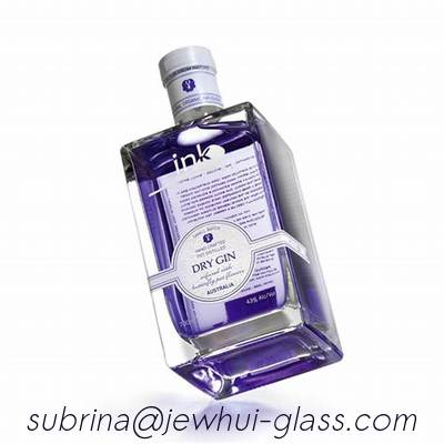 Guter Preis T Top Kork 375ml Mini Spirituosenflasche 175MM Schwerer Boden Witwenfrostung Online