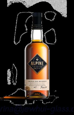 Guter Preis 750ml Apline Whiskey  Glass Bottle -Customization, Super Flint Glass Bottle, American Rum Online