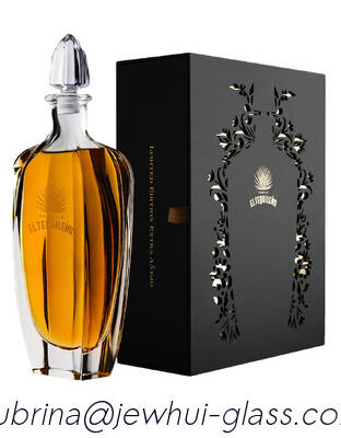 Guter Preis Extra Enejo, Reposado, Silberne Tequila Glasflasche, Super Flint Glasflasche mit Glasverschlüssen Online