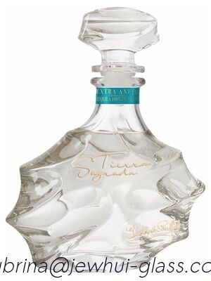 Guter Preis Extra Enejo, Reposado, Silberne Tequila Glasflasche, Super Flint Glasflasche mit Glasverschlüssen Online