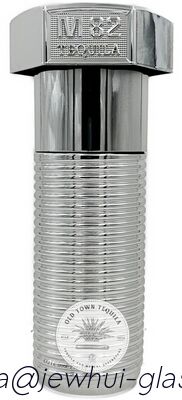 Guter Preis Extra Enejo, Reposado, Silberne Tequila Glasflasche, Super Flint Glasflasche mit Glasverschlüssen Online