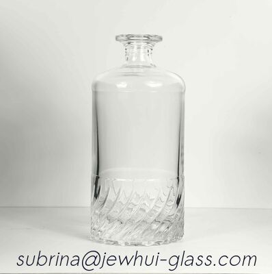 Guter Preis Crystal Glass Stopper Brandy Glass-Flaschen-Karaffe-Glas-Flaschen-goldene Galvanisierung Online