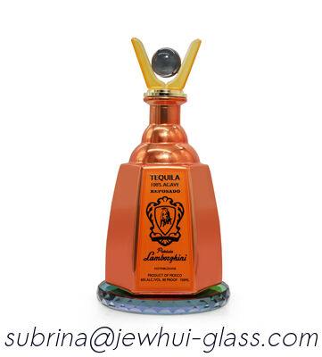Guter Preis Extra Enejo, Reposado, Silberne Tequila Glasflasche, Super Flint Glasflasche mit Glasverschlüssen Online
