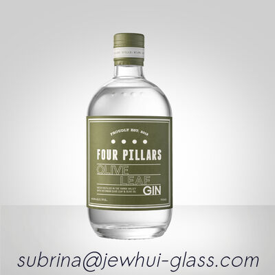 Guter Preis Klassische Gin-Glasflasche perfekt für handwerkliche Brennereien und Getränkeexporteure mit dickem Glas und elegantem Finish Online
