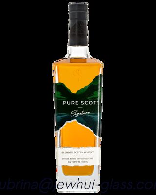 Guter Preis 50 ml, 700 ml, 1000 ml reine Scott Whisky Glasflaschen Online