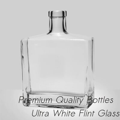 Guter Preis Super Flint Diamantschliff Glas Karaffe, XO, Brandy, Wodka, Likör, Gin, Rum, Tequila, Whisky, Brandy Spirituosen Glasflasche mit massivem Glasstopfen Online