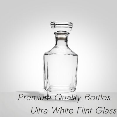 Guter Preis Super Flint Diamantschliff Glas Karaffe, XO, Brandy, Wodka, Likör, Gin, Rum, Tequila, Whisky, Brandy Spirituosen Glasflasche mit massivem Glasstopfen Online