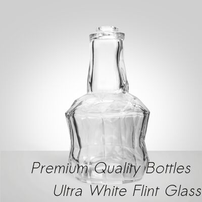 Guter Preis Super Flint Diamantschliff Glas Karaffe, XO, Brandy, Wodka, Likör, Gin, Rum, Tequila, Whisky, Brandy Spirituosen Glasflasche mit massivem Glasstopfen Online