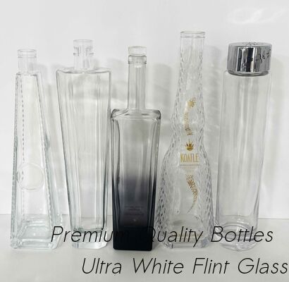 Guter Preis Super Flint Diamantschliff Glas Karaffe, XO, Brandy, Wodka, Likör, Gin, Rum, Tequila, Whisky, Brandy Spirituosen Glasflasche mit massivem Glasstopfen Online