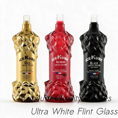 Guter Preis Mattglas-Wodka-Flasche 900g Eis Kube teilweise mit Guala-Schließung Online