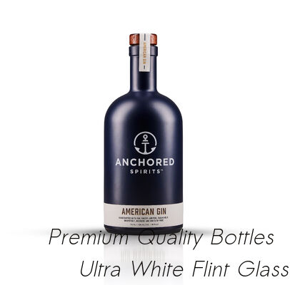 Guter Preis 200ml 500ml Alkohol der ODM-füllt Glasgeist-Flaschen-200ml Abziehbild-Malerei ab Online