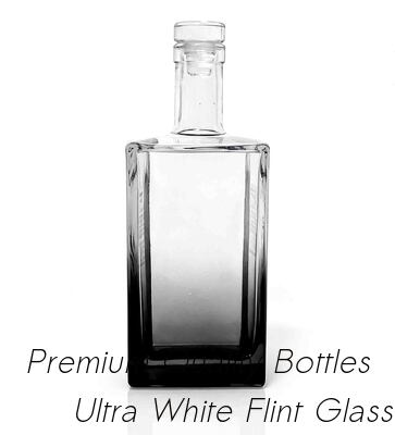 Guter Preis Runde Glasflasche mit Spirituosen Runde Rum, Sochu, Whisky Glas Flaschen mit Alkohol 700 ml, 750 ml online